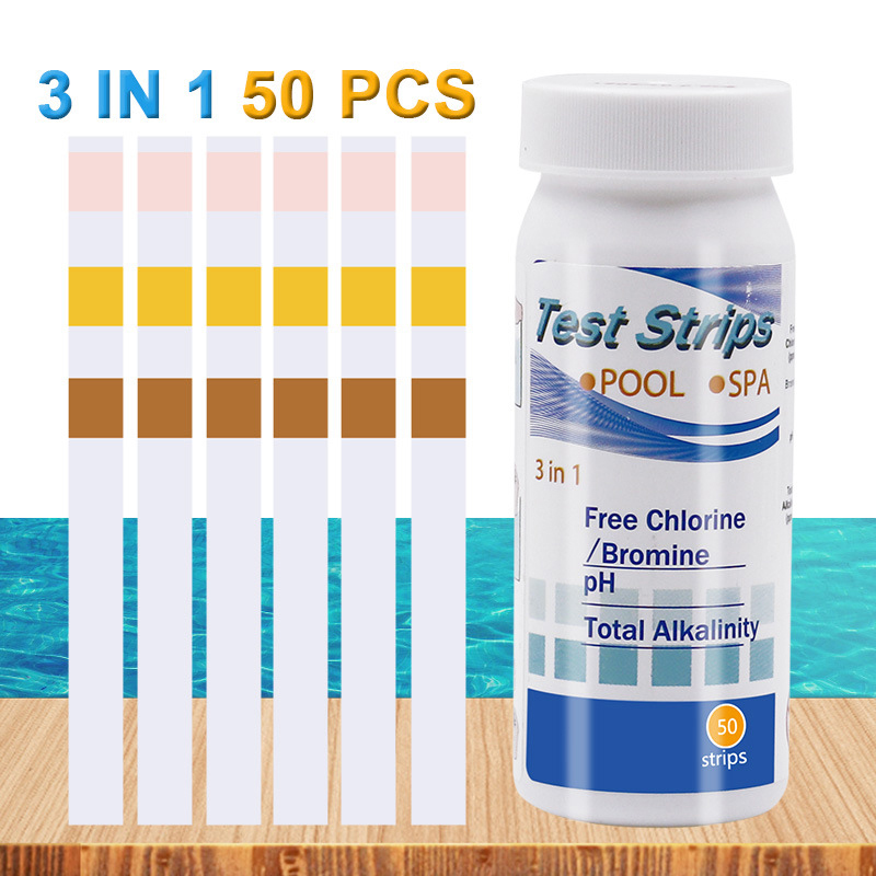 Ph Strip Test - 50 Tiras Reactivas de Cloro y